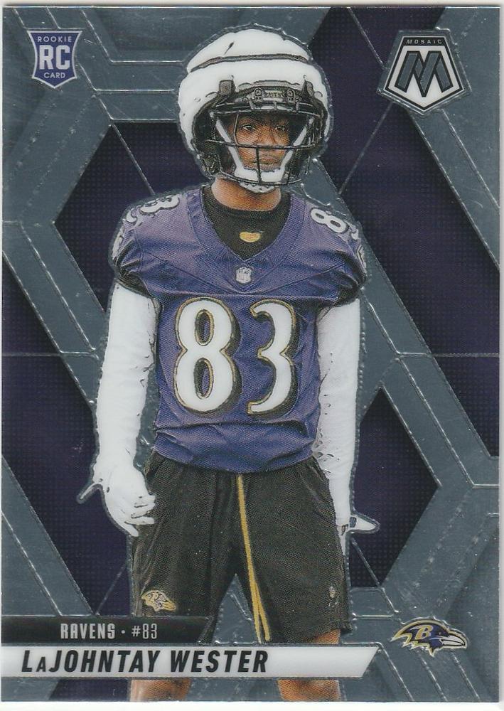 LaJohntay Wester #366 Baltimore Ravens | 2025 Panini Mosaic | NFL Football