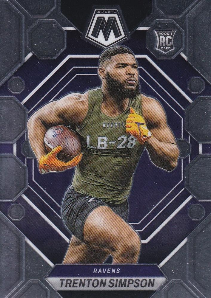 Trenton Simpson #367 Baltimore Ravens | 2023 Panini Mosaic | NFL Football