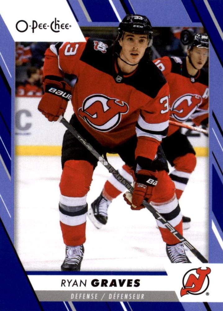 Ryan Graves #368 New Jersey Devils | 2023-24 O-Pee-Chee Blue Border