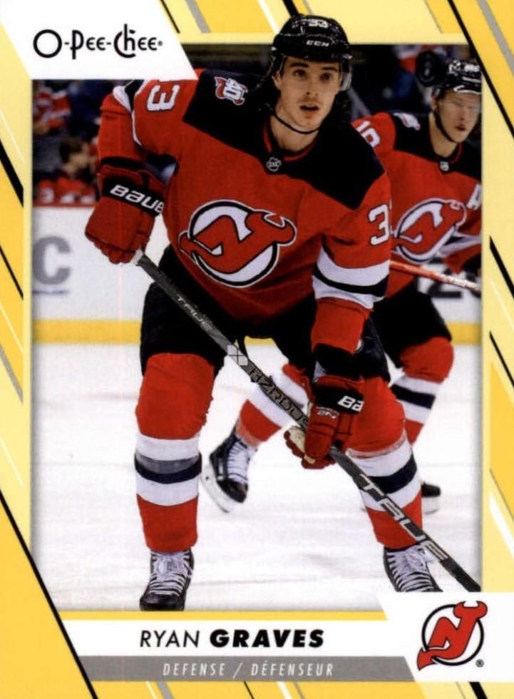 Ryan Graves #368 New Jersey Devils | 2023-24 O-Pee-Chee Yellow Border