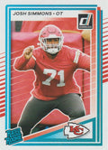 Josh Simmons #368 Kansas City Chiefs | 2025 Donruss | NFL Football