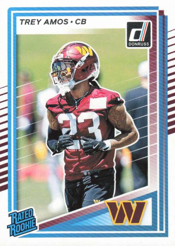Trey Amos #369 Washington Commanders | 2025 Donruss | NFL Football