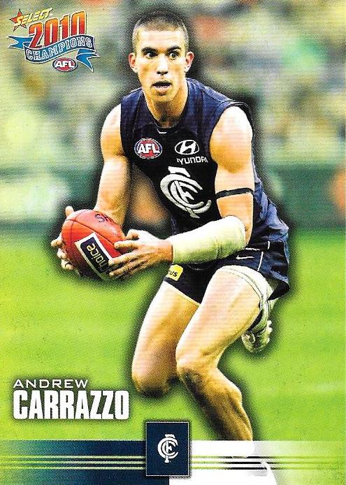 Andrew Carrazzo #36 Carlton Blues | 2010 Select AFL Champions