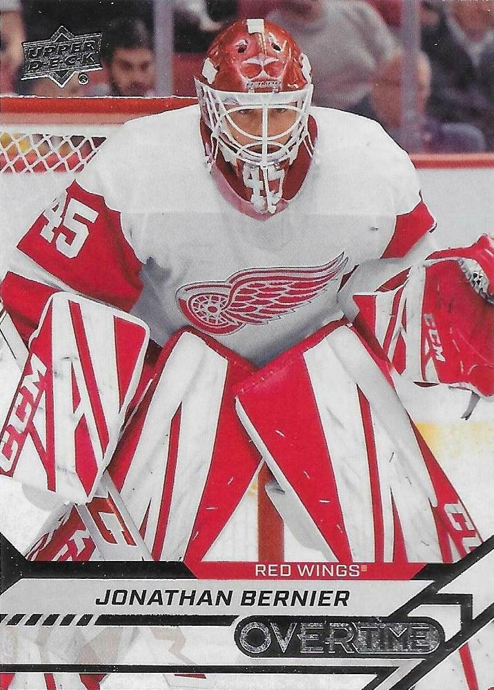 Jonathan Bernier #36 Detroit Red Wings | 2020-21 Upper Deck Overtime