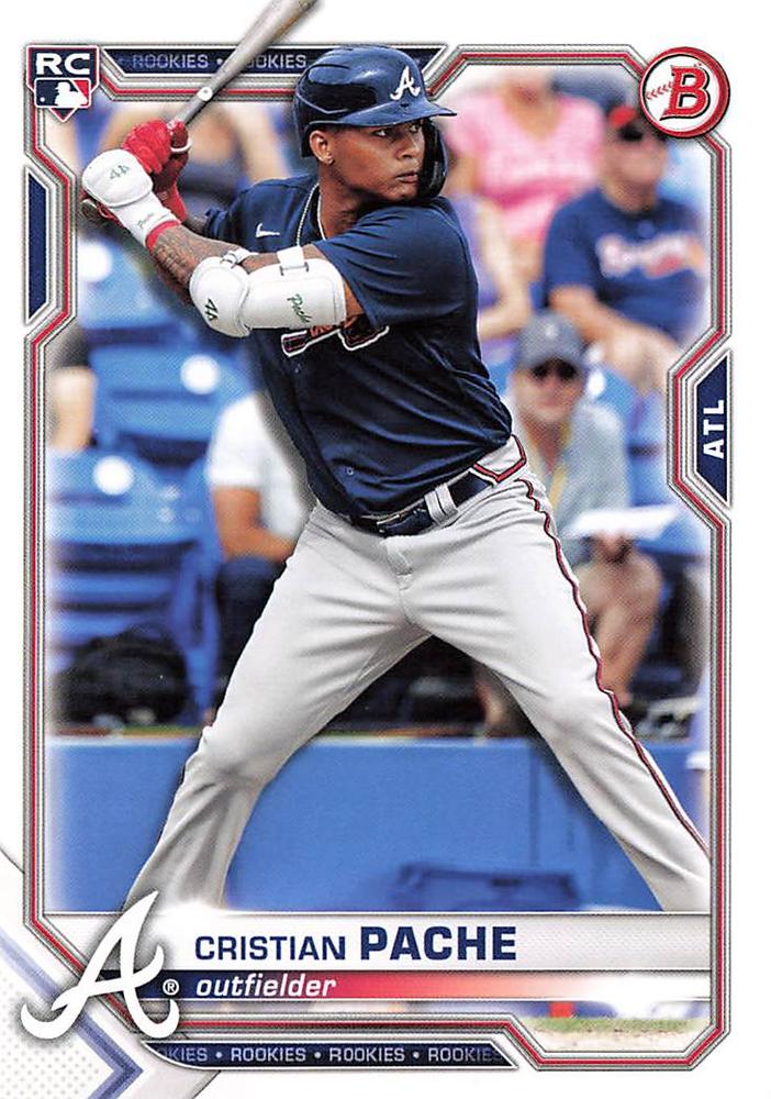 Cristian Pache #36 Atlanta Braves | 2021 Bowman