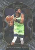 Karl-Anthony Towns #36 Minnesota Timberwolves | 2020-21 Panini Select