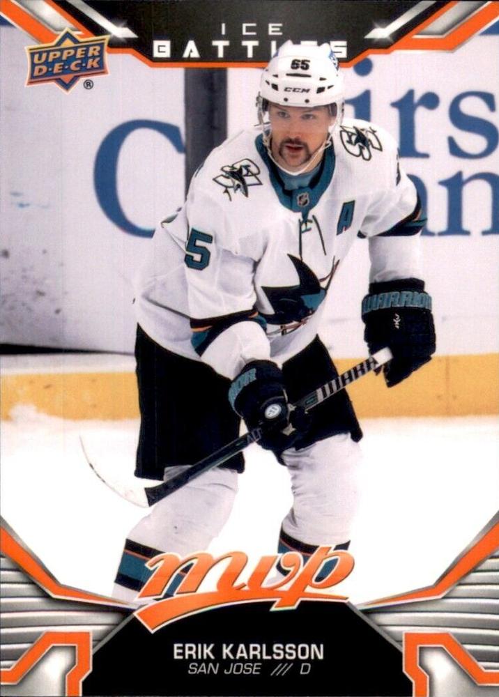 Erik Karlsson #36 San Jose Sharks | 2022-23 Upper Deck MVP Ice Battles