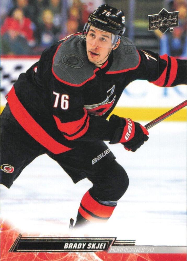 Brady Skjei #36 Carolina Hurricanes | 2022-23 Upper Deck