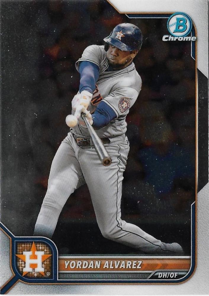 Yordan Alvarez #36 Houston Astros | 2022 Bowman Chrome