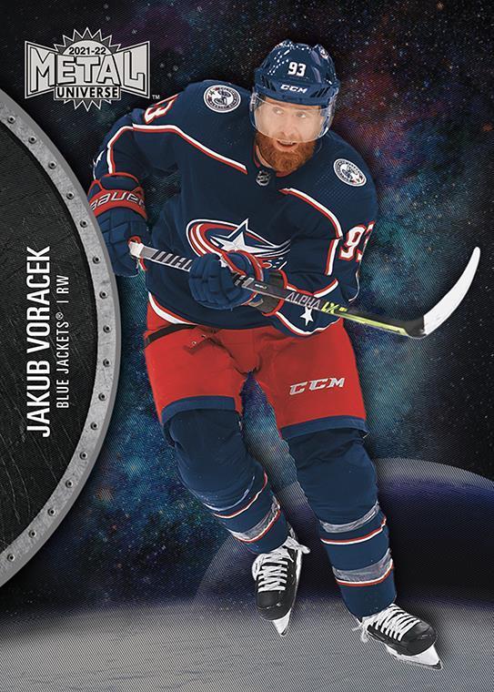 Jakub Voracek #36 Columbus Blue Jackets | 2021-22 SkyBox Metal Universe