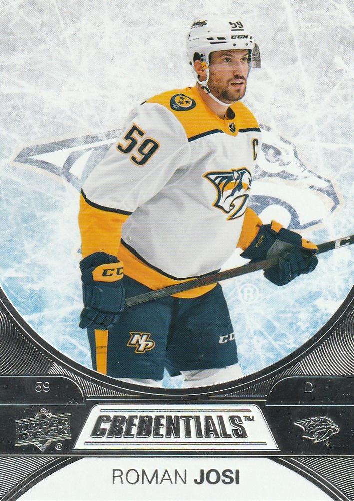 Roman Josi #36 Nashville Predators | 2021-22 Upper Deck Credentials