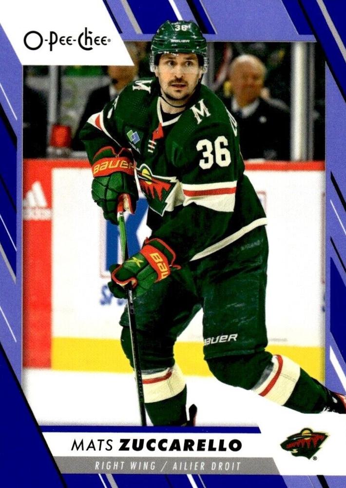 Mats Zuccarello #36 Minnesota Wild | 2023-24 O-Pee-Chee Blue Border