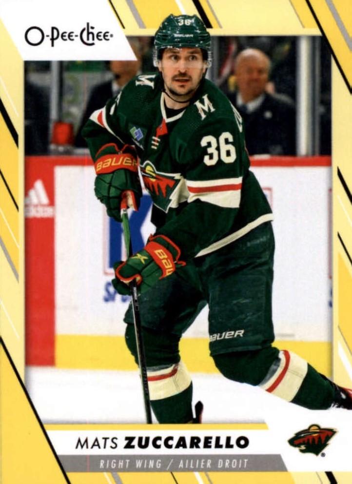 Mats Zuccarello #36 Minnesota Wild | 2023-24 O-Pee-Chee Yellow Border