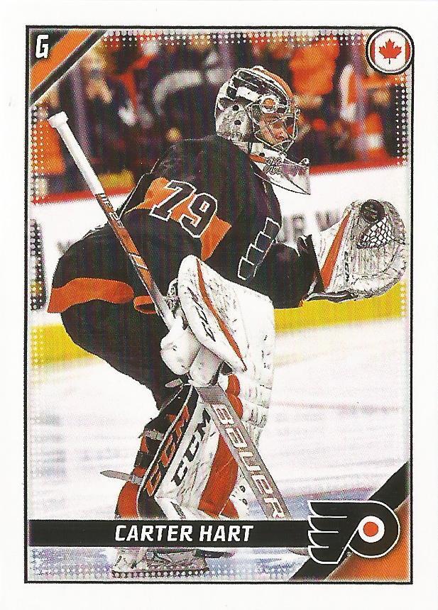 Carter Hart #370 Philadelphia Flyers | 2019-20 Topps NHL Sticker Collection