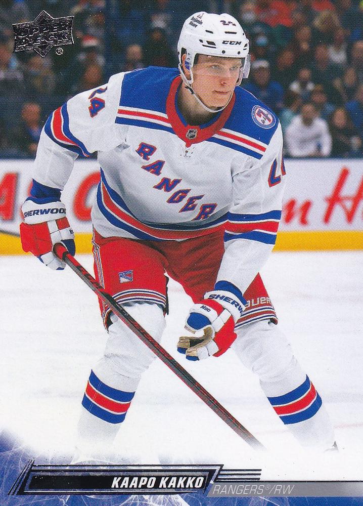 Kaapo Kakko #370 New York Rangers | 2022-23 Upper Deck