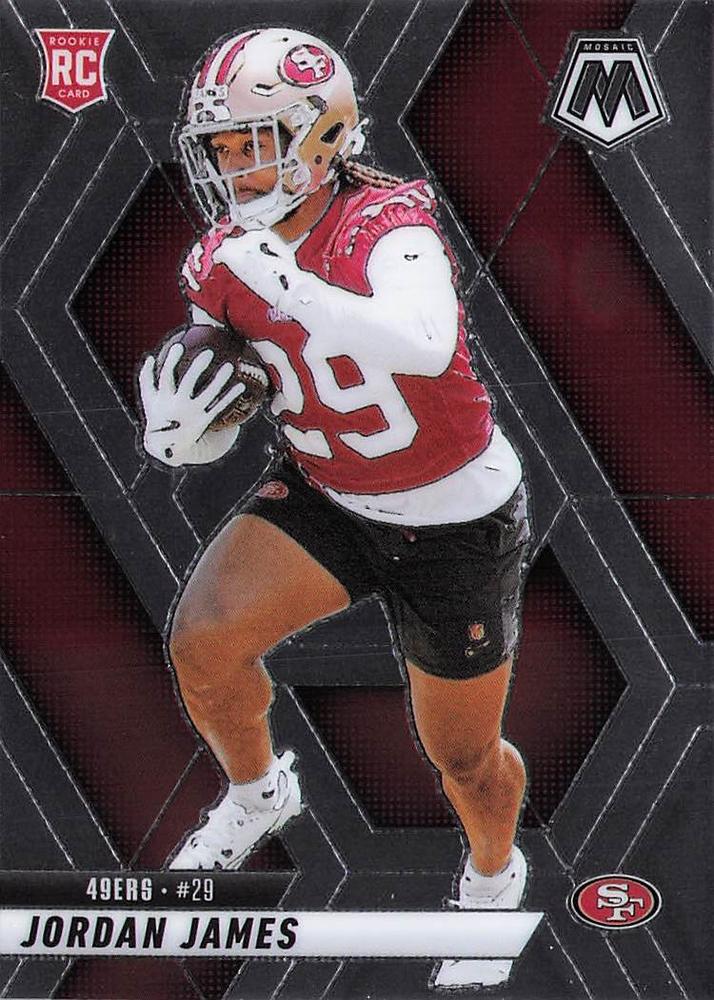 Jordan James #370 San Francisco 49ers | 2025 Panini Mosaic | NFL Football