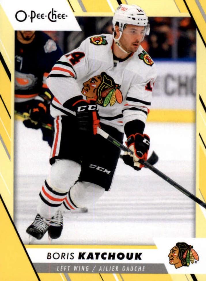Boris Katchouk #371 Chicago Blackhawks | 2023-24 O-Pee-Chee Yellow Border