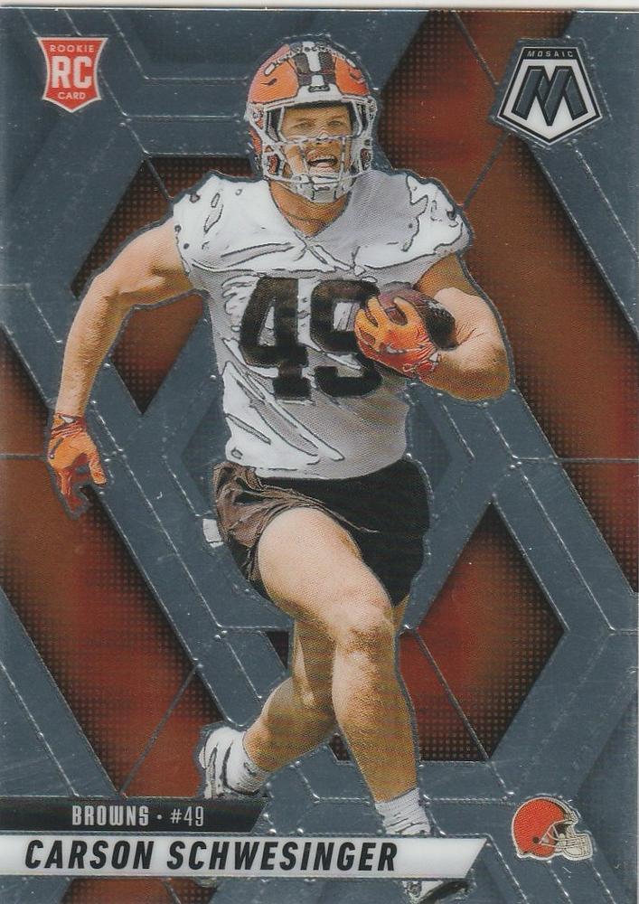 Carson Schwesinger #371 Cleveland Browns | 2025 Panini Mosaic | NFL Football