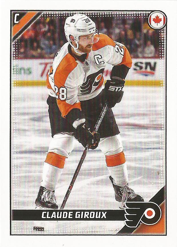 Claude Giroux #372 Philadelphia Flyers | 2019-20 Topps NHL Sticker Collection