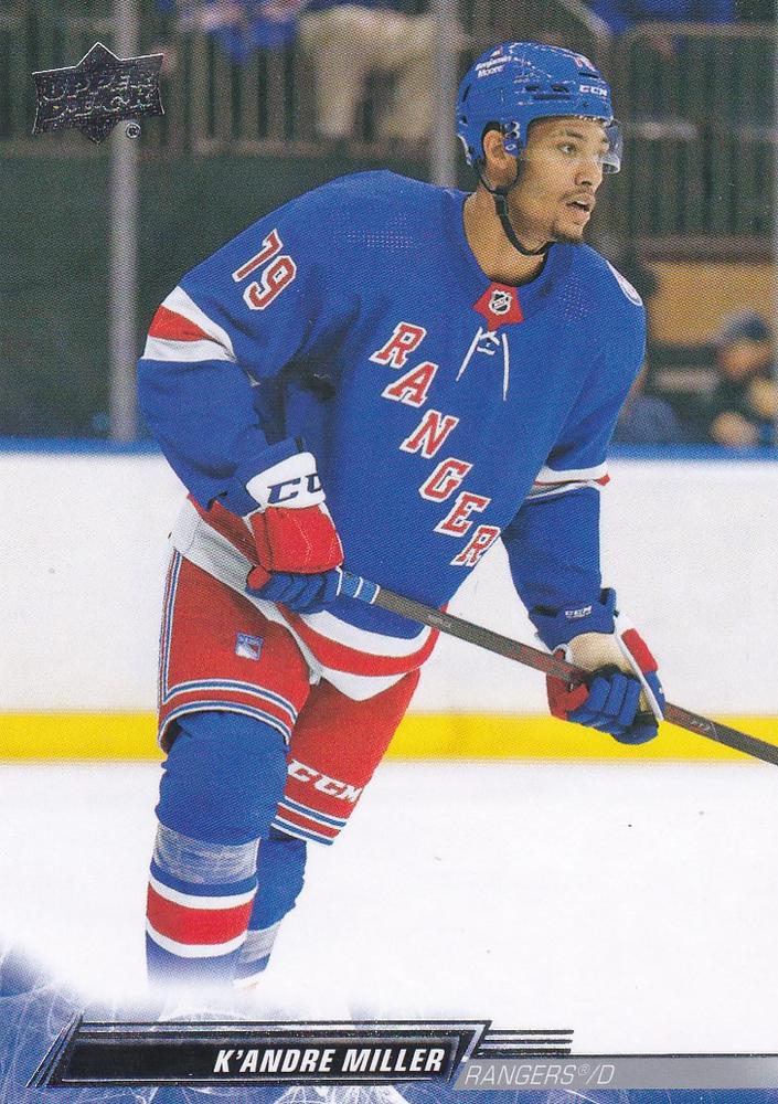 K'Andre Miller #372 New York Rangers | 2022-23 Upper Deck