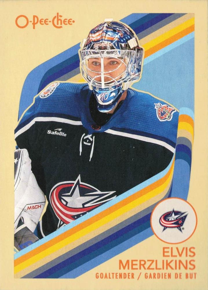 Elvis Merzlikins #372 Columbus Blue Jackets | 2023-24 O-Pee-Chee Retro