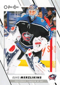 Elvis Merzlikins #372 Columbus Blue Jackets | 2023-24 O-Pee-Chee Hockey