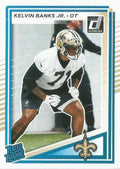 Kelvin Banks Jr. #372 New Orleans Saints | 2025 Donruss | NFL Football