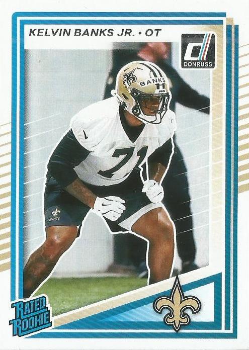 Kelvin Banks Jr. #372 New Orleans Saints | 2025 Donruss | NFL Football