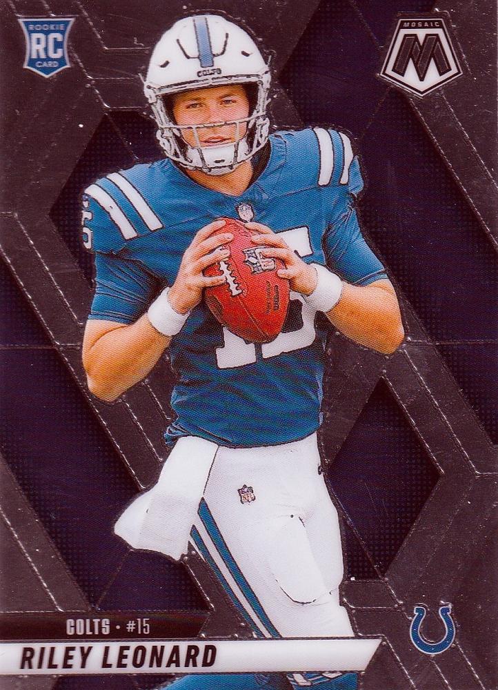 Riley Leonard #372 Indianapolis Colts | 2025 Panini Mosaic | NFL Football
