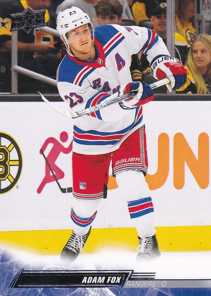 Adam Fox #373 New York Rangers | 2022-23 Upper Deck