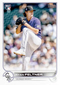 Ryan Feltner #373 Colorado Rockies (Factory set, white outline around RC logo) | 2022 Topps