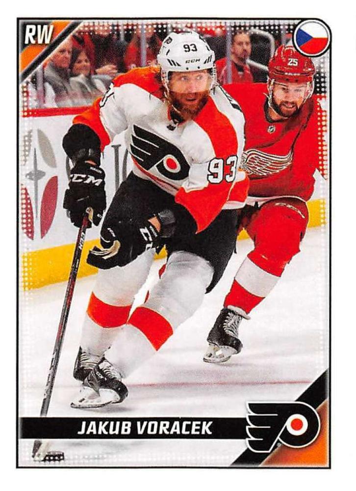 Jakub Voracek #374 Philadelphia Flyers | 2019-20 Topps NHL Sticker Collection