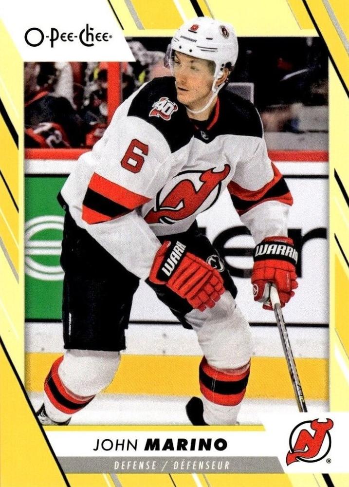 John Marino #375 New Jersey Devils | 2023-24 O-Pee-Chee Yellow Border