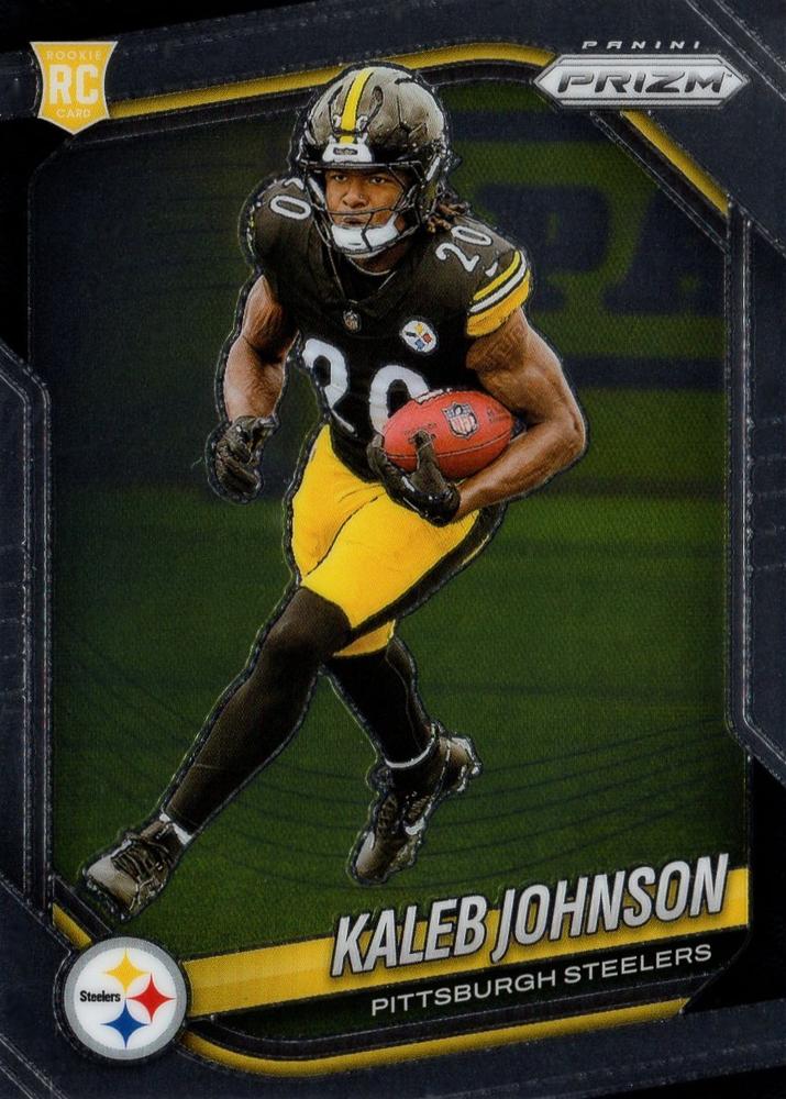 Kaleb Johnson #375 Pittsburgh Steelers | 2025 Panini Prizm | NFL Football