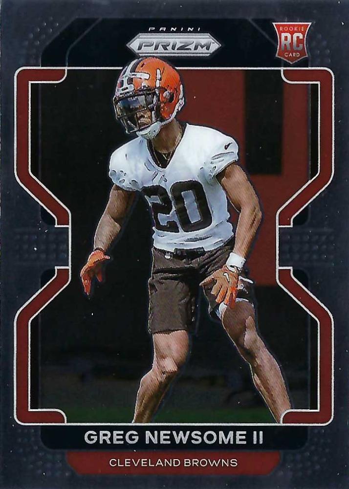 Greg Newsome II #376 Cleveland Browns | 2021 Panini Prizm | NFL Football