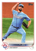 Jordan Lyles #376 Texas Rangers | 2022 Topps