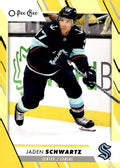 Jaden Schwartz #377 Seattle Kraken | 2023-24 O-Pee-Chee Yellow Border