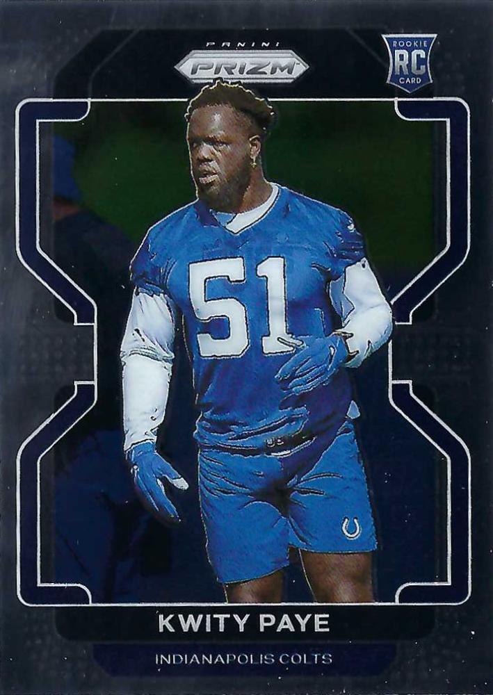 Kwity Paye #378 Indianapolis Colts | 2021 Panini Prizm | NFL Football