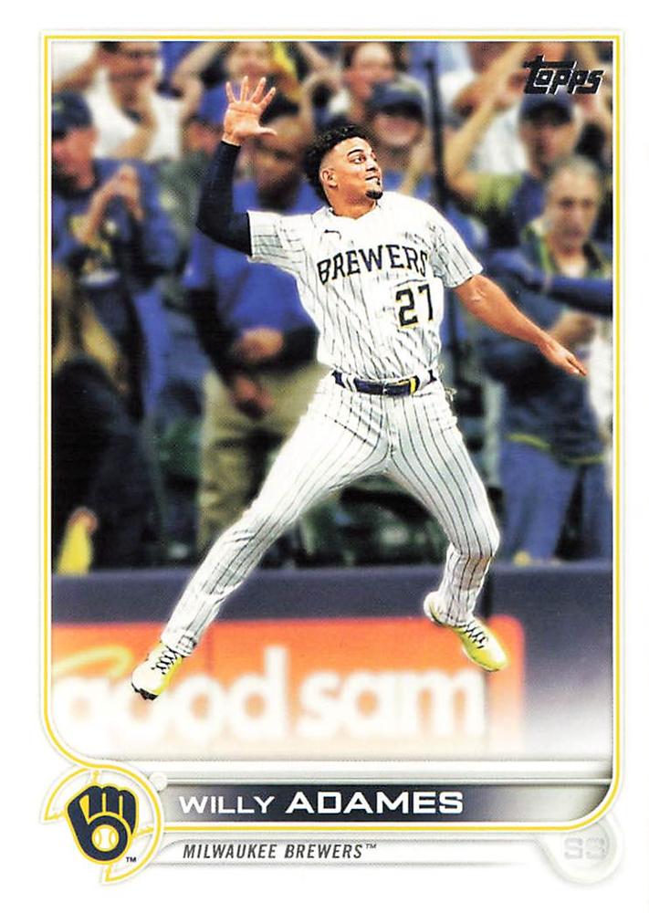 Willy Adames #378 Milwaukee Brewers | 2022 Topps