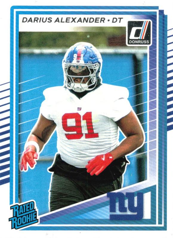 Darius Alexander #379 New York Giants | 2025 Donruss | NFL Football