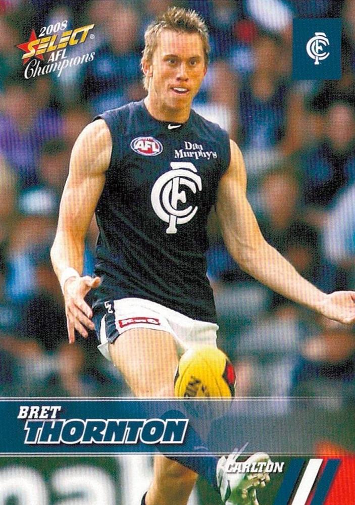 Bret Thornton #37 Carlton Blues | 2008 Select AFL Champions