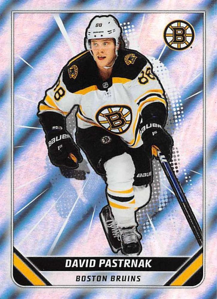 David Pastrnak FOIL #37 Boston Bruins | 2019-20 Topps NHL Sticker Collection