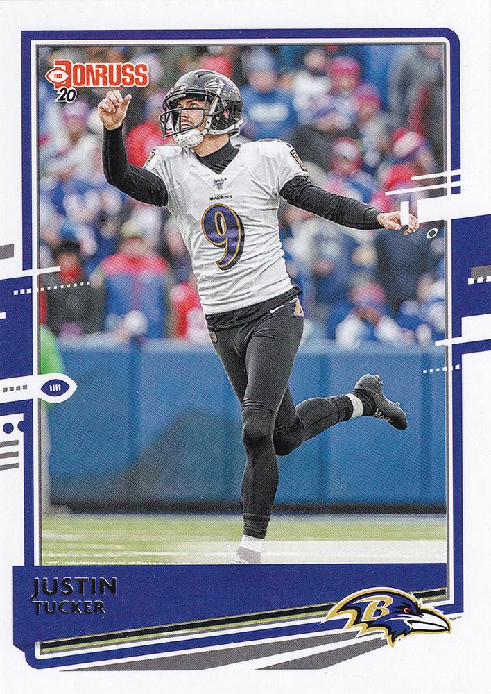 Justin Tucker #37 Baltimore Ravens | 2020 Panini Donruss | NFL Football