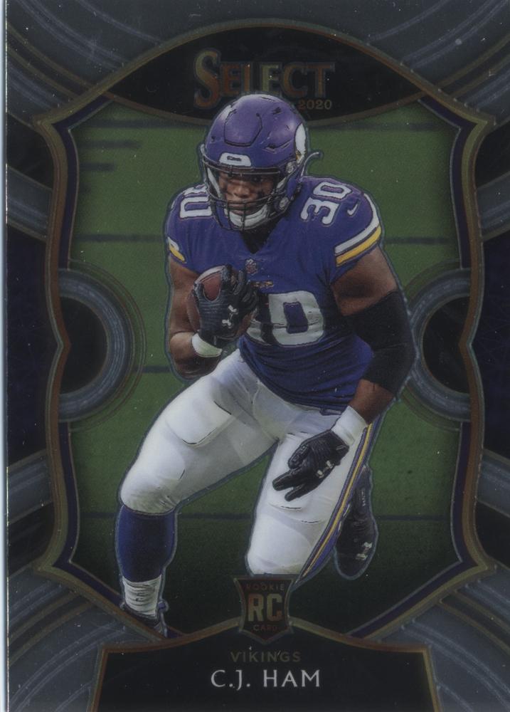 C.J. Ham #37 Minnesota Vikings | 2020 Panini Select |  | NFL Football