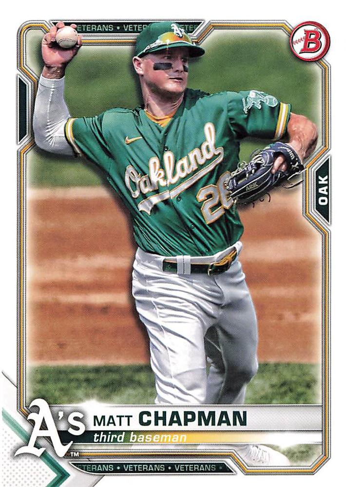 Matt Chapman #37 Oakland Athletics | 2021 Bowman