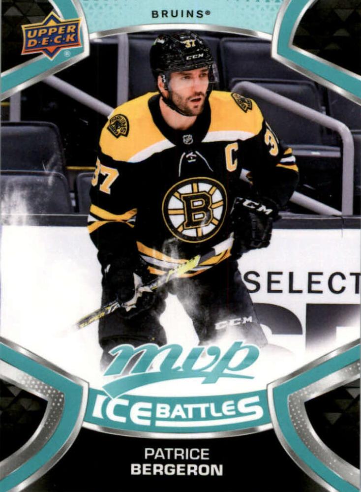Patrice Bergeron #37 Boston Bruins | 2021-22 Upper Deck MVP Ice Battles