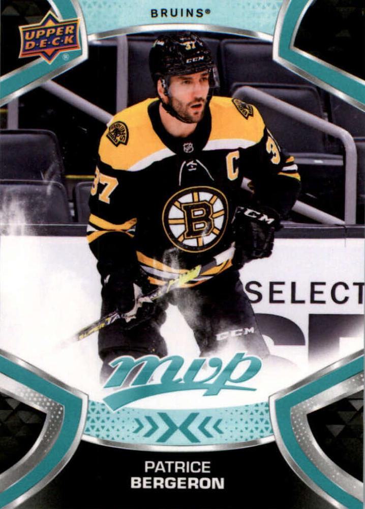 Patrice Bergeron #37 Boston Bruins | 2021-22 Upper Deck MVP