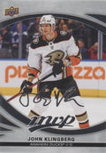 John Klingberg #37 Anaheim Ducks | 2023-24 Upper Deck MVP Silver Script