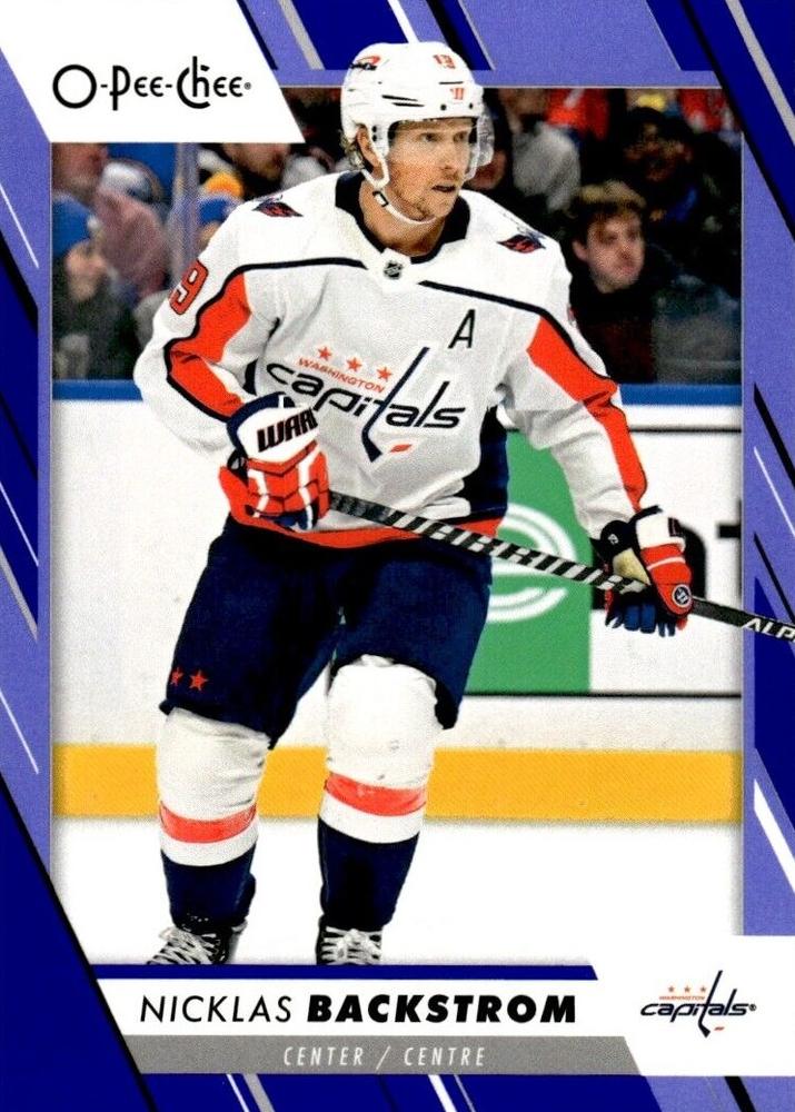Nicklas Backstrom #37 Washington Capitals | 2023-24 O-Pee-Chee Blue Border