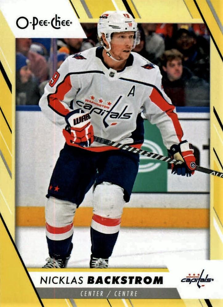 Nicklas Backstrom #37 Washington Capitals | 2023-24 O-Pee-Chee Yellow Border
